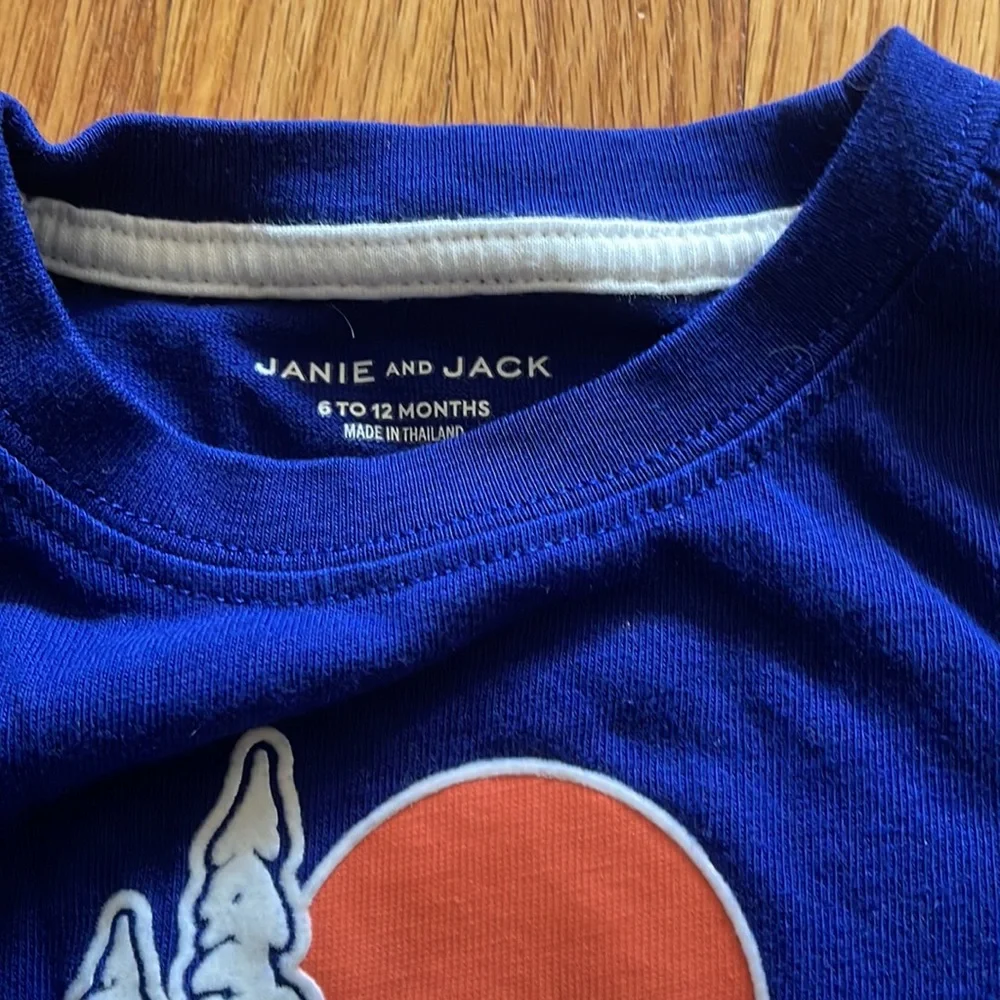 Janie & and Jack 6-12 months ski lodge shirt - Picture 2 of 4